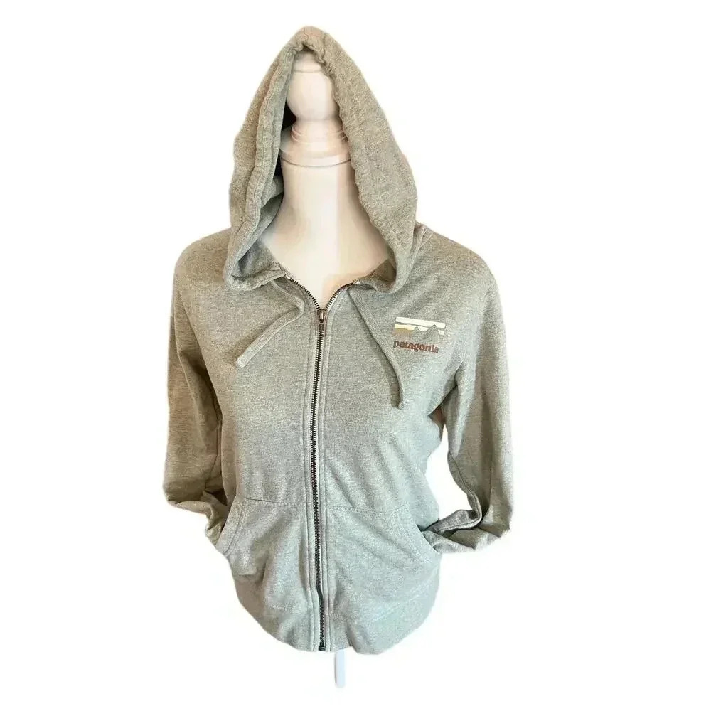 PATAGONIA full zip womens hoodie classic logo size small - Picture 2 of 7